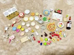 シルバニア【キッチン(台所)セット】食事　ミニチュア小物