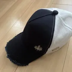 Rady キャップ ブラックホワイト 刺繍