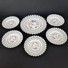 Keito 花柄皿 6枚セット