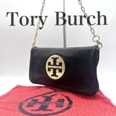 【Tory Burch】美品 ロビンソンチェーンショルダーバッグ ブラック