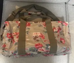 キャスキッドソン　花柄ボストンバッグ