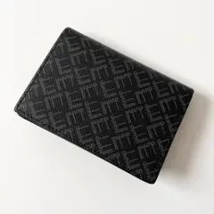 ダンヒル　カードケース　シグネチャー　PVC　レザー　ブラック　グレー　名刺入れ