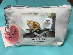 【新品】ポール＆ジョー 猫ポーチ　ハートチャーム付