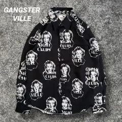 GANGSTERVILLE 長袖シャツ　マリリンモンロー　総柄　即完売　M 美品のサムネイル