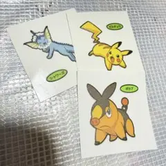 ポケモンパン デコキャラシール 3枚