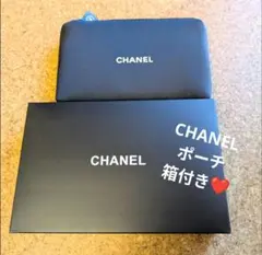 CHANEL シャネル　ノベルティ　ポーチ 箱付き　新品未使用品のサムネイル