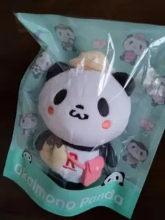 楽天 お買いものパンダ ぬいぐるみ マスコット 帽子 ポシェット【未開封】のサムネイル