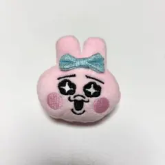 おぱんちゅうさぎ ぬいぐるみ フェイスバッチ きゅぴーん
