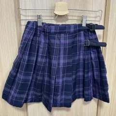 ANNA SUI miniチェック プリーツスカート