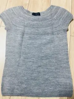 UNTITLED ノースリーブニット 2 グレー