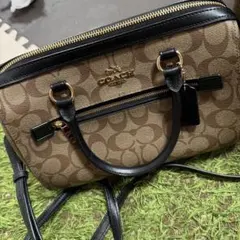 COACH/コーチ シグネチャー 2way ショルダーバッグ ハンドバッグ