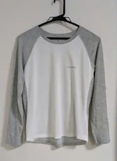 mont-bell　モンベル　レディース長袖Tシャツ М 白/グレー