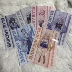 ブルーアーカイブ クリアファイル6種類 6枚セット ローソン