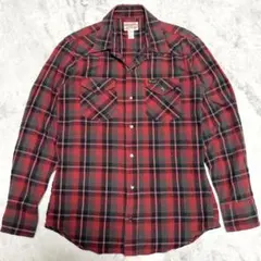 Wrangler ラングラー ウエスタンシャツ チェックシャツ オルブレ風　M