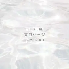 ri_su様 専用ページ ୨୧