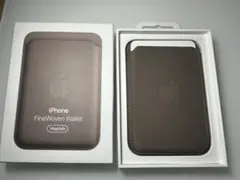 純正 MagSafe対応 ファインウーブンウォレット・トープ
