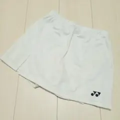 テニス スカート ホワイト ポリエステル