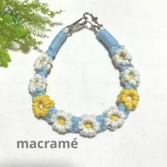 マクラメ　スマホショルダー　ハンドストラップ　ハンドメイド　No.90