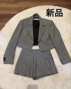 【美品】ZARA セットアップ ギンガムチェック