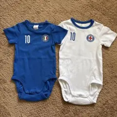 H&Mベビー　カバーオール2枚セット