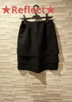 ★Reflect★ デザインスカート　ブラック