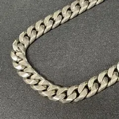 喜平　シルバーネックレス　シンプル　silver60cm necklace　太目