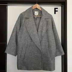 美品 アースミュージック&エコロジー ミドル丈コート　サイズF