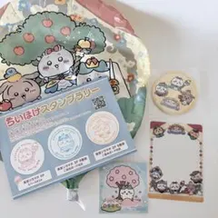 ちいかわぽけっと　ノベルティ　缶バッジ　クリアカード　バルーン　ステッカー
