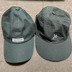 ブラック キャップ 2点セット