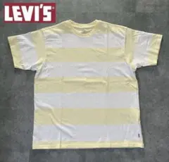Levi'sリーバイス ボーダー Tシャツ 90年代 古着 アメカジ 刺繍ロゴ