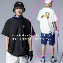 完売品＊ANTIQUA GOLF × STCH バックロゴデザインTシャツ