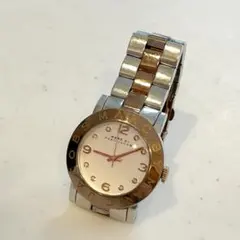 Marc by Marc Jacobs 腕時計 シルバー/ピンクゴールド