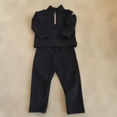 【即決】モンクレール　Moncler 黒 長袖トップスとパンツのセット　90