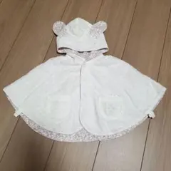 新品未使用　ブランシェス　耳付きベビーポンチョ