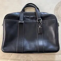 コーチ　ビジネスバッグ ブリーフケース レザーA4黒