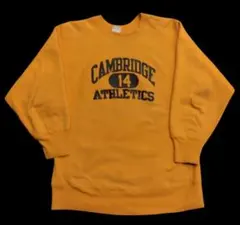 80s ビンテージ チャンピオン リバースウィーブ アイオワ大学 L マスタード 80年代 80s マスタード リバースウィーブ トレーナー