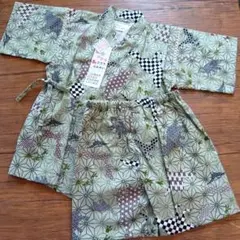 新品 和ごろも 甚平 110サイズ 日本製生地 綿100％ 匿名配送