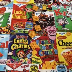 ‪ஐ‬⋆*レトロなアメリカン スナック柄 生地約45×110