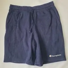 Champion チャンピオン スウェット ハーフパンツ ネイビー　Sサイズのサムネイル