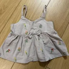 loulou Ami 花柄刺繍 チュニック 80センチ