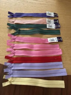 YKK 20cm ファスナー 11本セット
