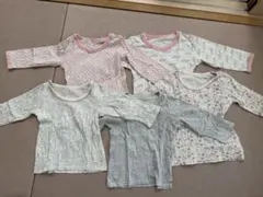 長袖肌着　95cm 女の子　５点セット