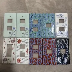 有田焼文翔窯スイッチプレート陶器