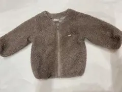 【プティマインpetit main】ボアZIPブルゾンジャケットコート　もこもこ