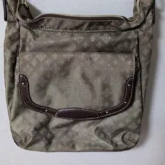 Christian Olivier ショルダーバッグ 調整可能　オリーブグリーン