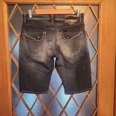 LEE RIDER BLACK RIDER デニムショートパンツ