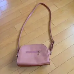 ピンク ショルダーバッグ 合成皮革