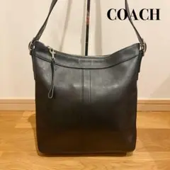 COACH ブラック ショルダーバッグ