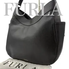 【美品】FURLA ハンドバッグ トートバッグ レザー 大容量　A4収納可602