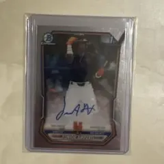 Yunior Amparo 1st Bowman Chrome 直筆サイン